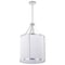 Nuvo Easton 3-Light Pendant - Polished Nickel Finish - White Linen Shade 60/7972 - alternate 7